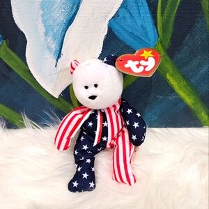 Vintage- 1999 Spangle the bear Ty Beanie Baby